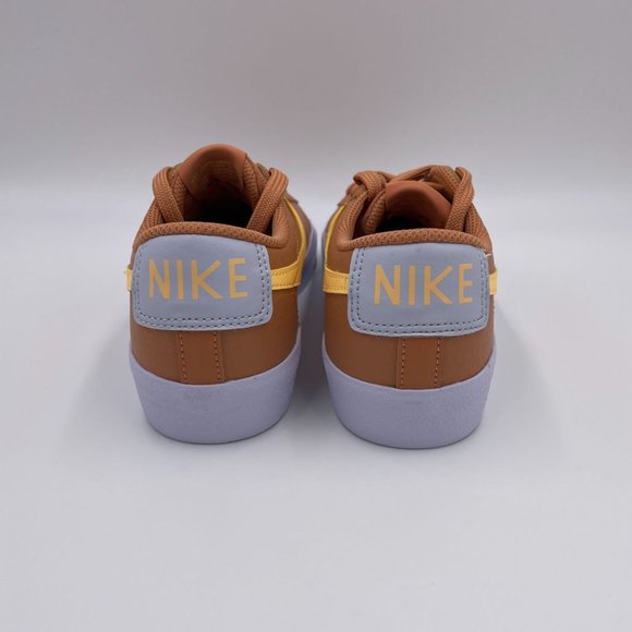 Nike Blazer Low ' 77 Amber Brown / Melon Tint Womens Shoes - Picture 4 of 8